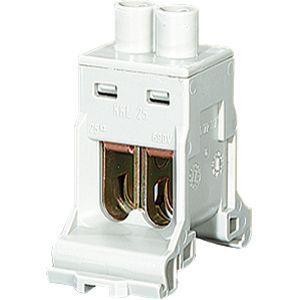  Клемма 1-полюсная на DIN-рейку 2х6-35кв.мм (102А) KKL 25 HENSEL 2600058 