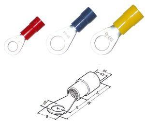  Наконечник изол. НКИ 0.5-1.0 М3 0.5-1.0кв.мм красн. (уп.100шт) HAUPA 260252 