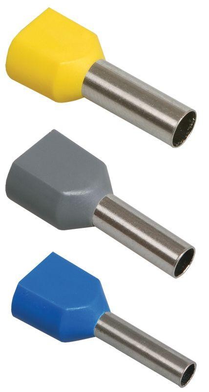  Наконечник-гильза изол. НГИ2 0.5-8 оранж. (уп.100шт) ИЭК UTE10-D1-8-100 