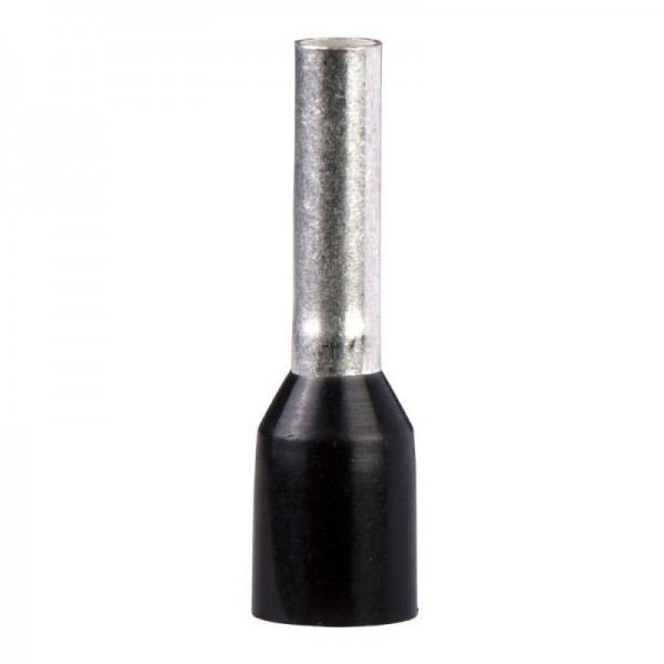  Наконечник кабельный 1.5кв.мм короткий черн. SchE DZ5CE015L6D 