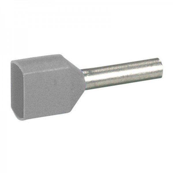  Наконечник кабельный изолир. двойн. Starfix 2х2.5кв.мм сер. Leg 037690 