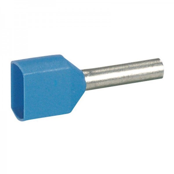  Наконечник кабельный изолир. двойн. Starfix 2х0.75кв.мм син. Leg 037687 