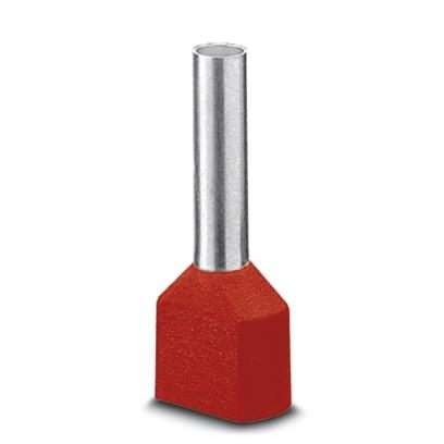  Наконечник кабельный AI-TWIN 2х1-10 RD (уп.100шт) Phoenix Contact 3200988 