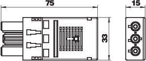  Штекер 3п Modul45connect BT-F GST18i3p SW черн. OBO 6108052 