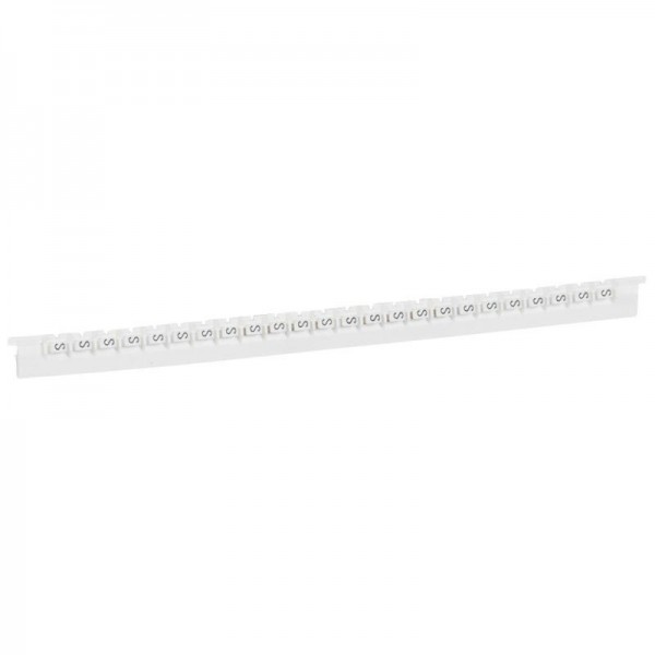 Маркер Memocab черн. маркировка на бел. фоне "S" Leg 037844 