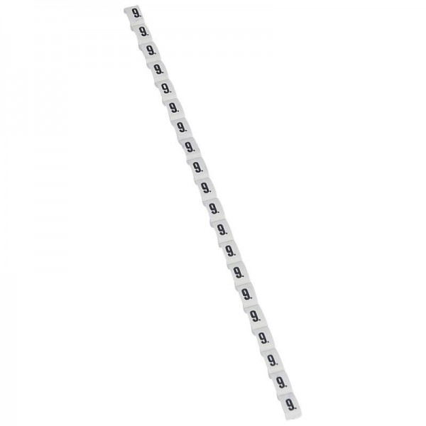  Маркер Duplex "9" бел. Leg 038409 