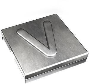  Маркировка для каб. стяжки нерж. сталь "V" (уп.100шт) ABB 7TCG009470R0102 
