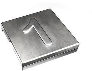  Маркировка для каб. стяжки нерж. сталь "1" (уп.100шт) ABB 7TCG009470R0065 