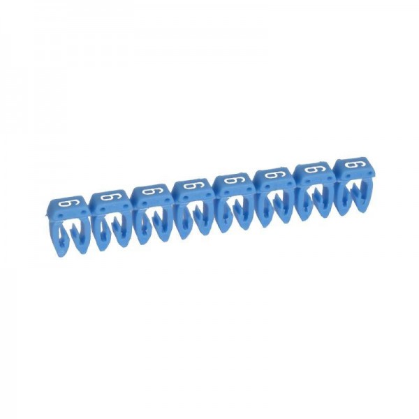  Маркер каб. 1.5-2.5кв.мм CAB3 "6" син. (уп.1200шт) Leg 038226 