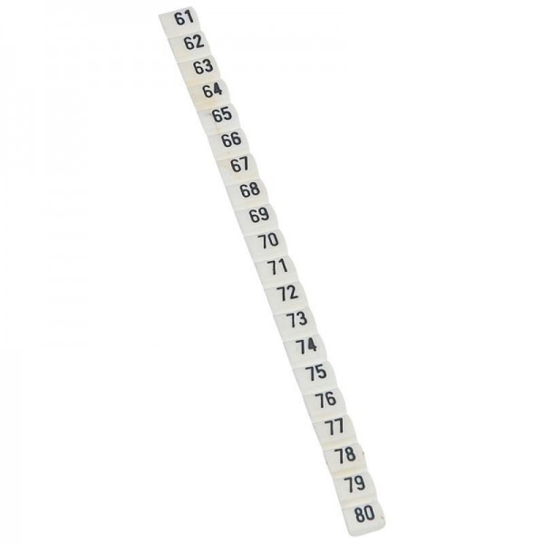  Маркер 0.5-1.5кв.мм CAB3 цифры "61"-"80" (уп.240шт) Leg 038153 