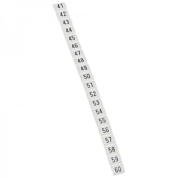  Маркер 0.5-1.5кв.мм CAB3 цифры "41"-"60" (уп.240шт) Leg 038152 