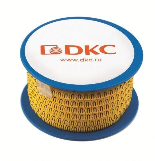  Колечко маркировочное "T" 4-10мм черн./желт. (уп.250шт) DKC AZS4TTBY 