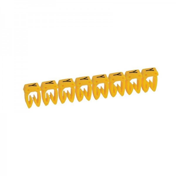  Маркер каб. 0.15-0.5кв.мм CAB3 "Y" черн. на желт. фоне (уп.300шт) Leg 038134 