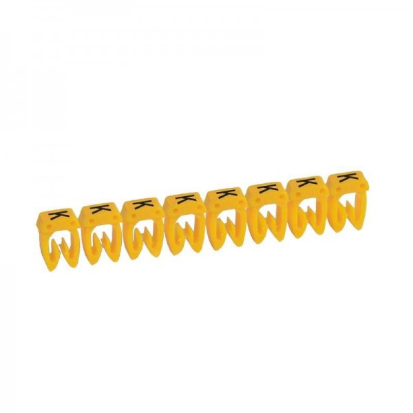  Маркер каб. 0.15-0.5кв.мм CAB3 "K" черн. на желт. фоне (уп.300шт) Leg 038120 