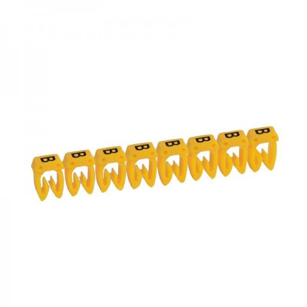 Маркер каб. 4.0-6.0кв.мм CAB3 "В" желт. (уп.300шт) Leg 038361 