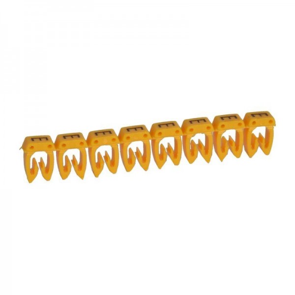  Маркер каб. 0.5-1.5кв.мм CAB3 "E" желт. (уп.300шт) Leg 038304 