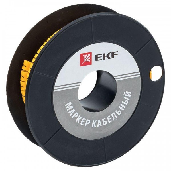  Маркер каб. 6.0кв.мм "7" (ЕС-3) (уп.350шт) EKF plc-KM-6-7 