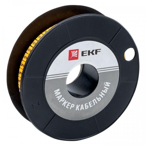  Маркер каб. 6.0кв.мм "6" (ЕС-3) (уп.350шт) EKF plc-KM-6-6 