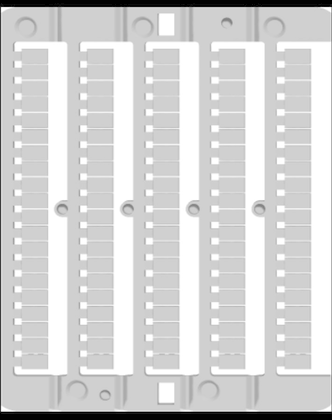  Табличка маркировочная отпечат. CNU/8/V2/100/V2 (уп.500шт) DKC ZN80V2 