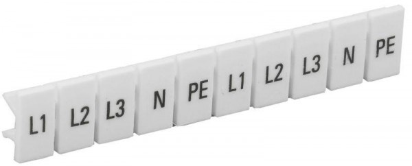  Маркеры для КПИ-4кв.мм с символами "L1; L2; L3; N; PE" IEK YZN11M-004-K00-A 