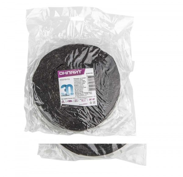  Изолента ХБ 20мм (рул.30м) OIT-H20-30/BL 375г ОНЛАЙТ 61162 