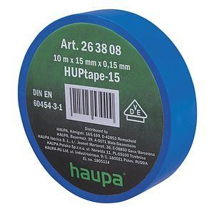  Изолента ПВХ 19мм (рул.20м) син. HAUPA 263850 