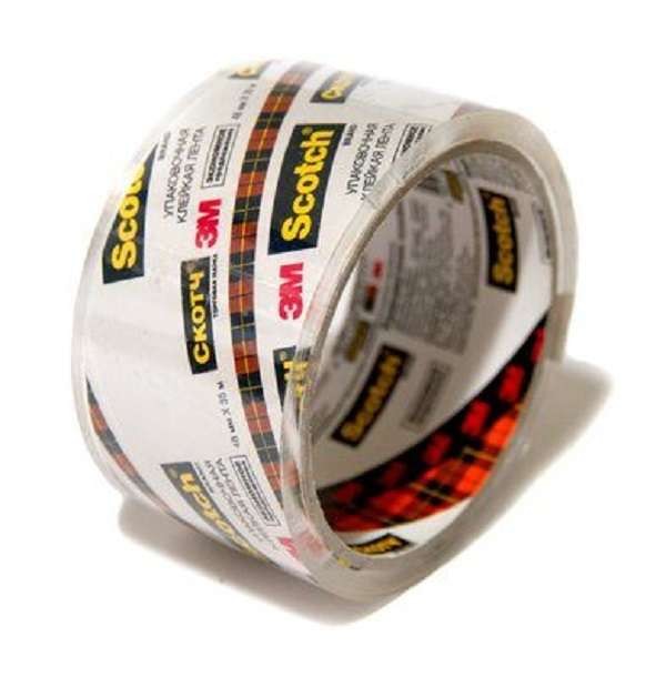  Лента клейкая упаковочная 48мм Scotch N2J кристал./прозр. (35м) 3М 7000039509 