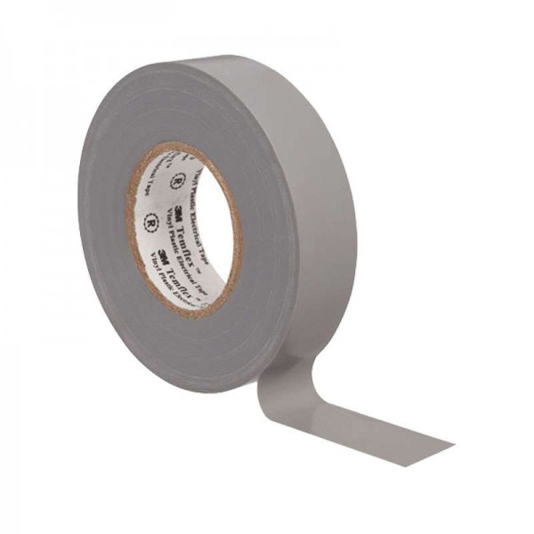  Изолента ПВХ 19мм Temflex 1300 сер. (рул.20м) 3М 7100080347 