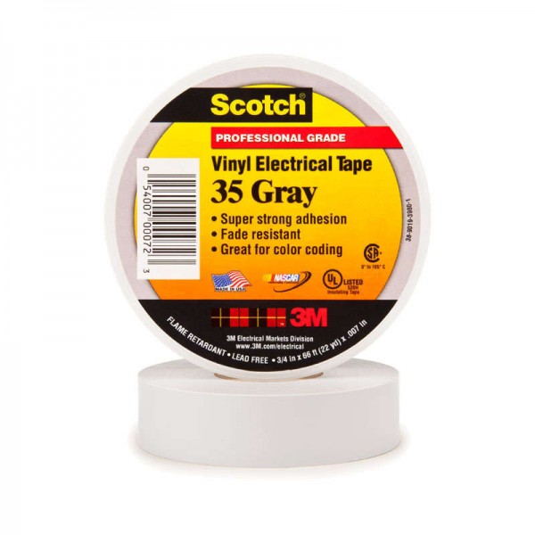  Изолента ПВХ 19мм (рул.20м) Scotch 35 сер. 3М 7000031674 