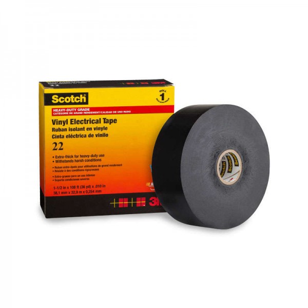  Изолента ПВХ 38мм (рул.33м) Scotch 22 3М 7000031345 