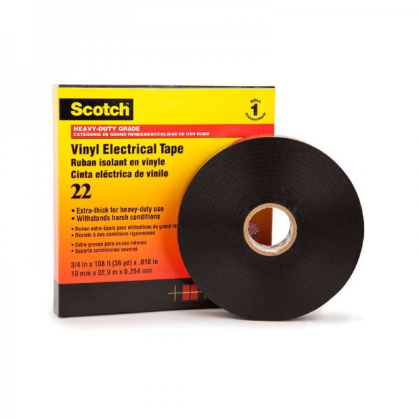  Изолента ПВХ 25мм (рул.33м) Scotch 22 3М 7000042539 