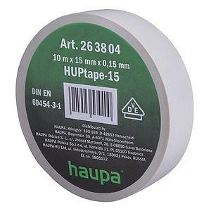  Изолента ПВХ 15мм (рул.10м) d60мм сер. HAUPA 263804 