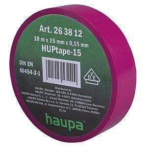  Изолента ПВХ 25мм (рул.20м) d74мм фиол. HAUPA 263874 