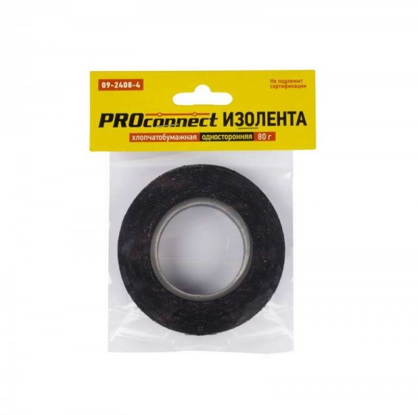  Изолента х/б 18мм 7.9м 80г Proconnect 09-2408-4 