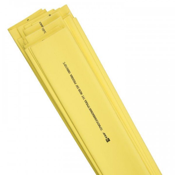 Трубка термоусадочная ТУТ 40/20 желт. (уп.25шт) PROxima EKF tut-40-y-1m 