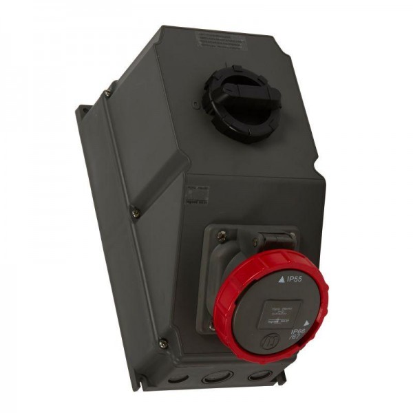  Розетка переносная Hypra 63А 400В 3K+3 IP67 Leg 059266 