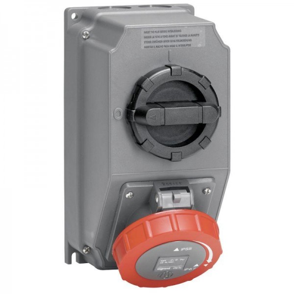  Розетка переносная Hypra 32А 400В 3К+Н+З IP67 Leg 059265 