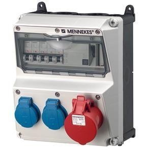  Бокс AMAXX IP44 1СЕЕ+2SCHUKO+3авт. выкл. Mennekes 920009R 