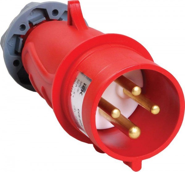  Вилка эл. каб. 32А 3P+PE 380В IP44 MAGNUM ССИ-024 ИЭК PSN02-032-4 