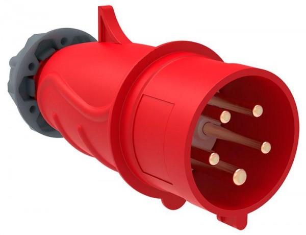  Вилка эл. каб. 16А 3P+PE+N 380В IP44 MAGNUM ССИ-015 ИЭК PSN02-016-5 