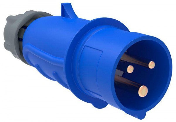  Вилка эл. каб. 32А 2P+PE 220В IP44 MAGNUM ССИ-023 ИЭК PSN01-032-3 