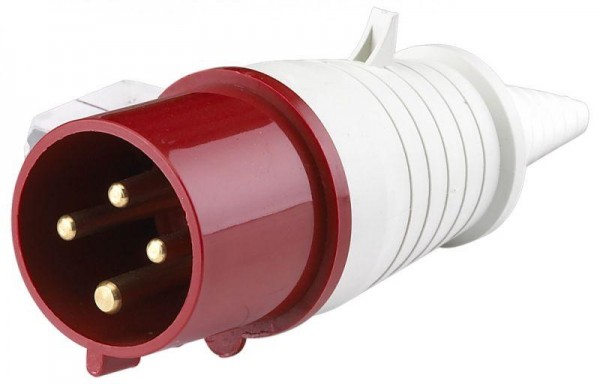  Вилка эл. каб. 16А 3P+E 380В тип. роз. 014 IP44 SchE 26002DEK 