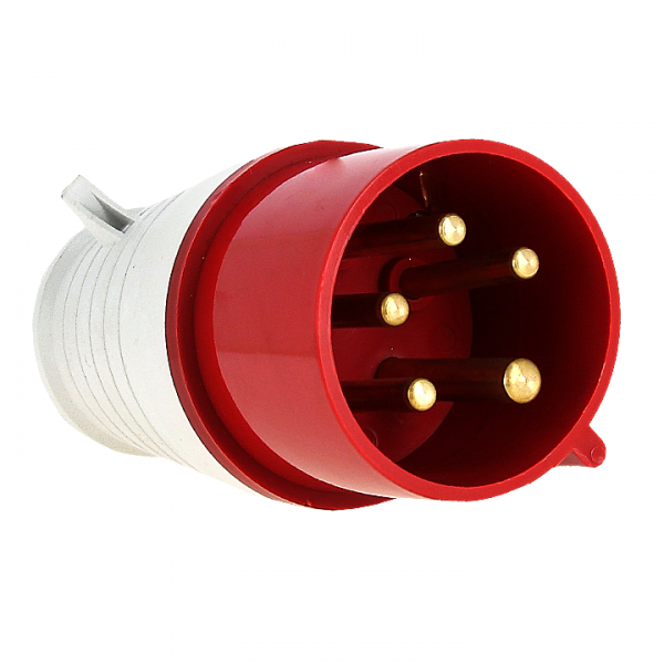  Вилка эл. каб. 32А 3P+E+N 380В IP44 (025) EKF ps-025-32-380 