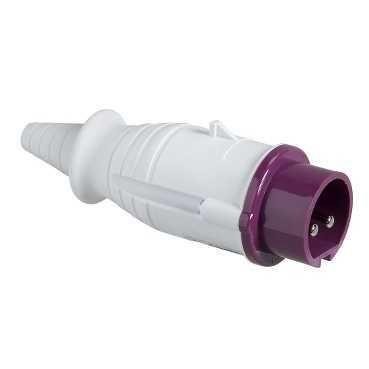  Вилка кабельная 16А 2P 20-25В IP44 винт. SchE 82301 