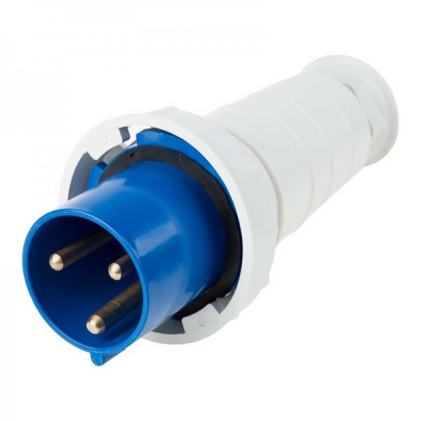  Вилка переносная 033 2P+PE 63А 220В IP67 Rexant 11-8906 