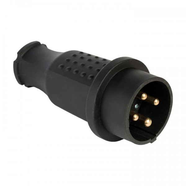  Вилка прямая 32А 380В 3P+PE IP44 каучук PROxima EKF RPS-021-32-380-44 