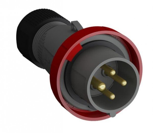  Вилка кабельная Easy&Safe 332EP3W 32А 3P+E IP67 3ч ABB 2CMA101100R1000 
