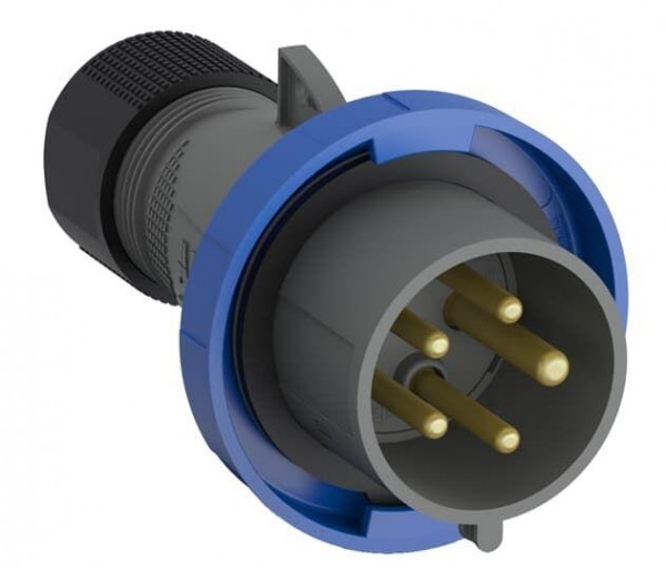  Вилка кабельная Easy&Safe 416EP9W 16А 3P+N+E IP67 9ч ABB 2CMA101091R1000 