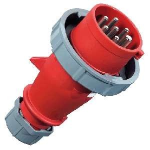  Вилка 16А 7P 6ч 400В IP67 AM-TOP Mennekes 3777 