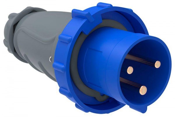  Вилка эл. каб. 63А 2P+PE 6ч/200-250В IP67 MAGNUM ССИ-033 ИЭК PSN01-063-3 